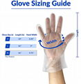 500 Pieces PE Disposable Gloves,Disposable Gloves for Cleaning, One Size Fits Mo 2