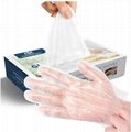500 Pieces PE Disposable Gloves,Disposable Gloves for Cleaning, One Size Fits Mo