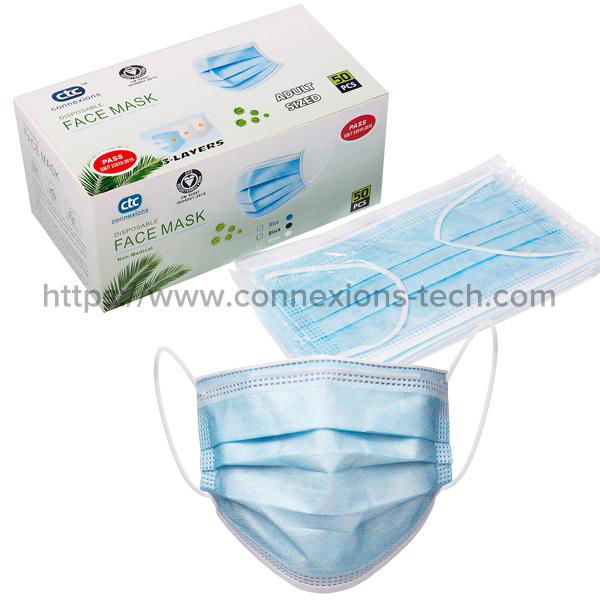 Factory Supply  3Ply Disposable Protective Mask