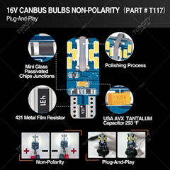 Led T10-24燈示寬燈,閱讀燈,儀表燈,牌照燈