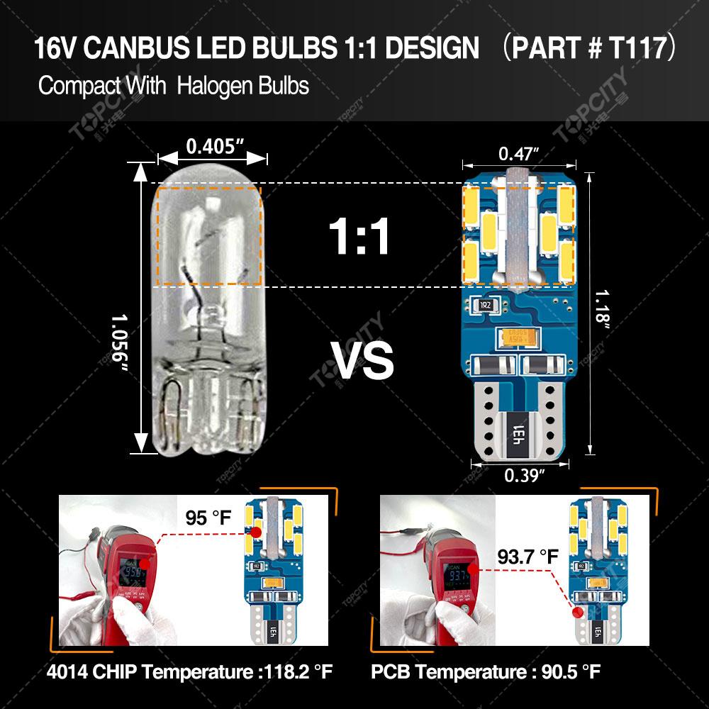 Led T10-24燈示寬燈,閱讀燈,儀表燈,牌照燈 4