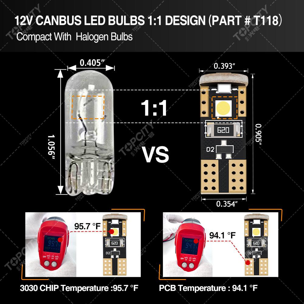 汽车LED小灯T100示宽灯转向灯刹车灯 4