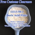 Factory Supply Boric Acid Flakes/Chunks CAS 11113-50-1
