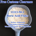 Factory Supply Boric Acid Flakes/Chunks CAS 11113-50-1 1