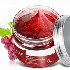 red wine polyphenols moisturizing sleeping mask