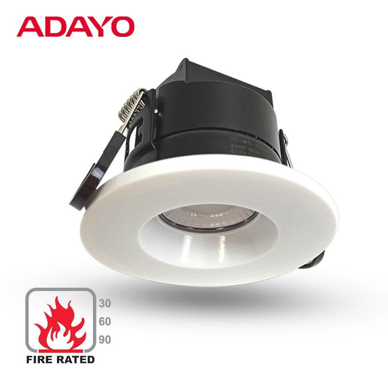 LED fire rated downlight for UK ,LED spot downlight fireproof IP65  3