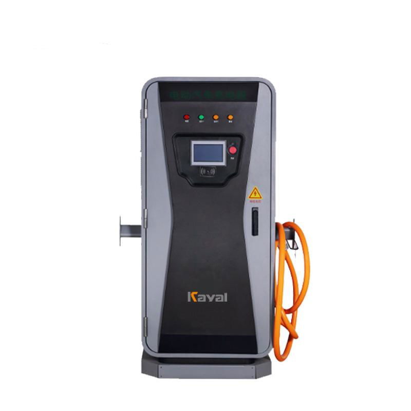 New Energy Vehicle 60KW Dual Gun DC Charging Pile Outdoor Vertical Smart Electri