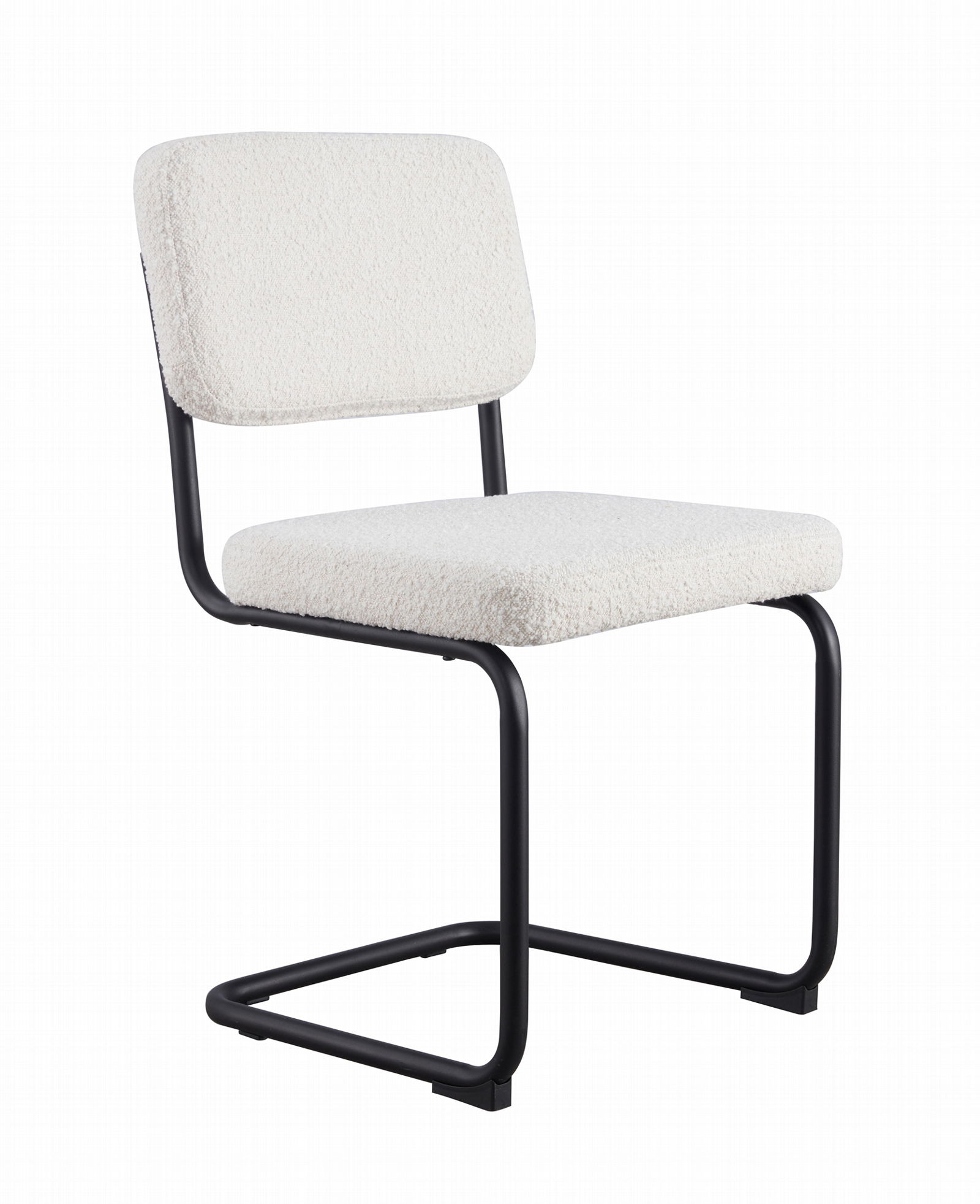 Dining Chair with metal tube and fabric  2