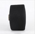 Keshu black Color custom Ne8s/1 oe low twist recycled cotton yarn for gloves 3