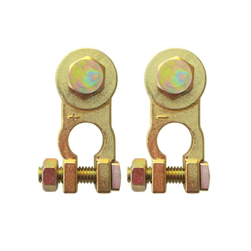 Auto brass unival  battery terminal top post cable connector clamp