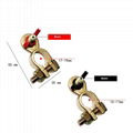 加厚铜汽车电瓶接头汽车接线卡子电瓶夹桩头 4