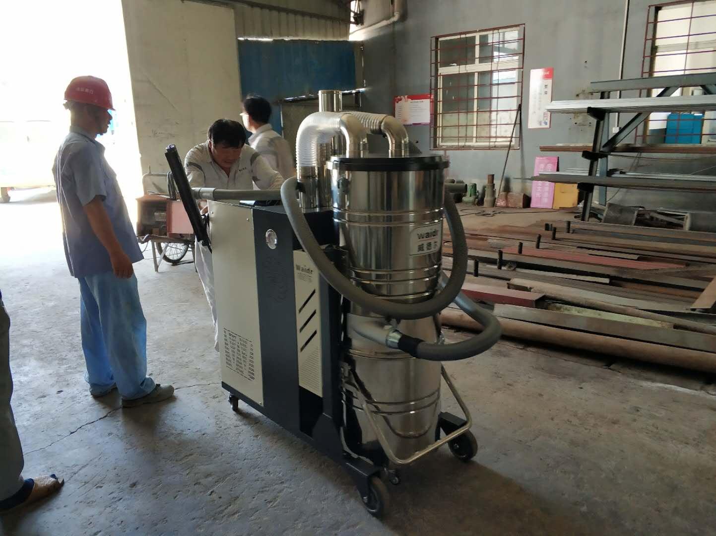 威德尔大功率自主反吹清灰无需外接气源吸粉尘金属颗粒工业吸尘器  2
