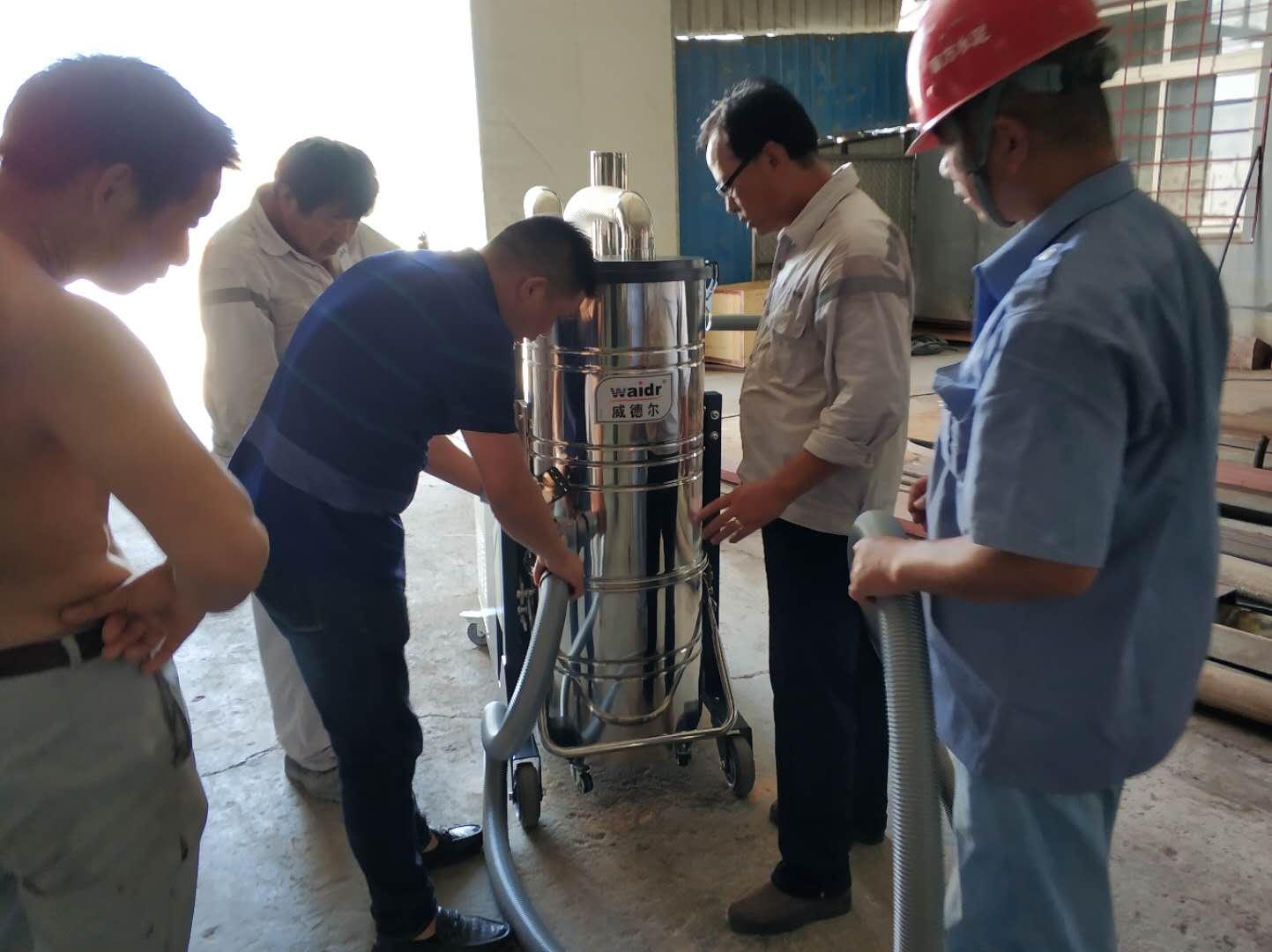 威德尔大功率自主反吹清灰无需外接气源吸粉尘金属颗粒工业吸尘器  3