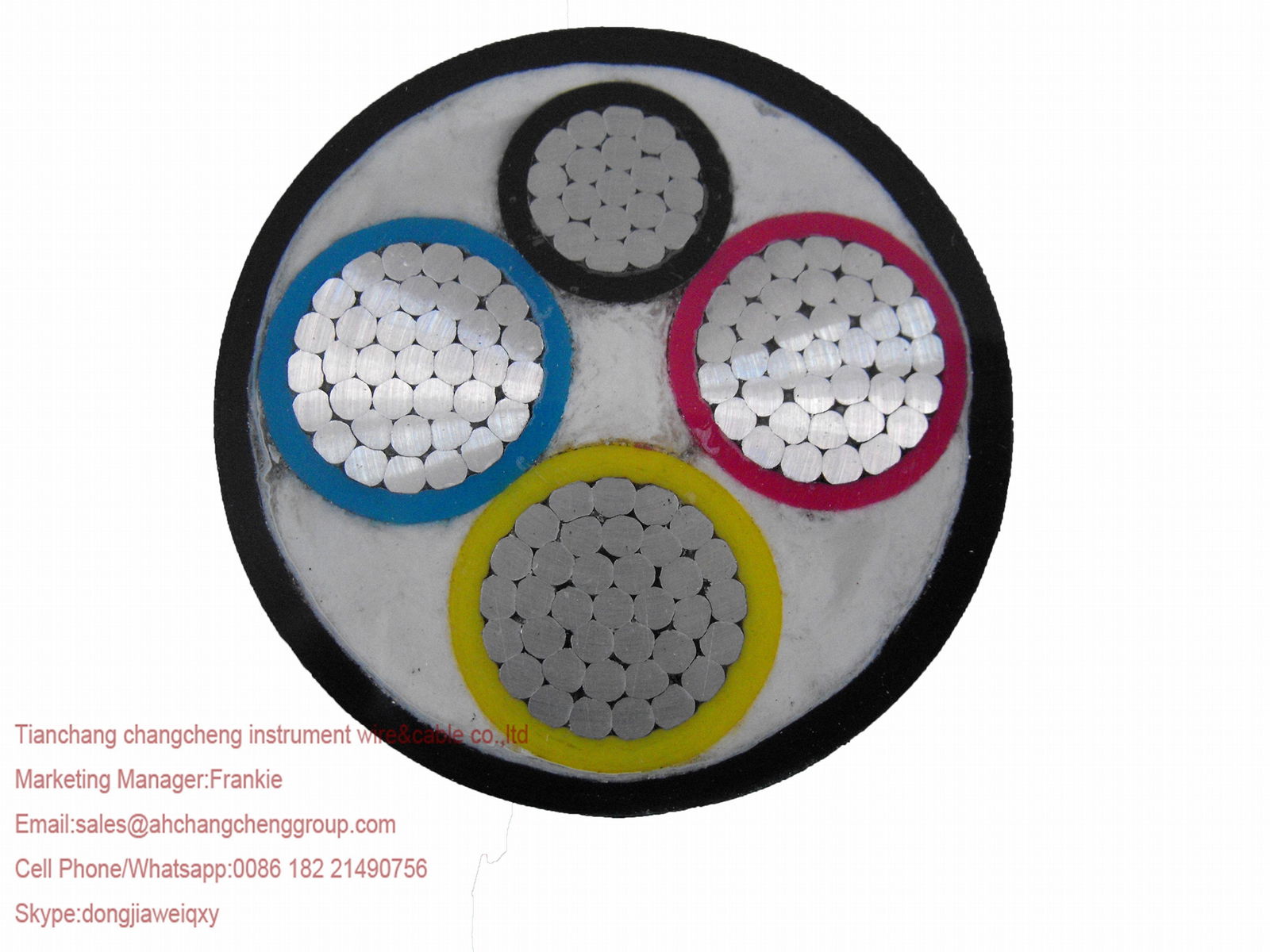 Aluminum alloy electric power cable 4