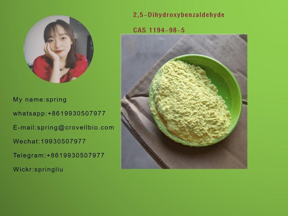 China 2,5-dihydroxybenzaldehyde Cas 1194-98-5 in China factory +8619930507977