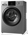  Panasonic Integrated washing machine for household washing