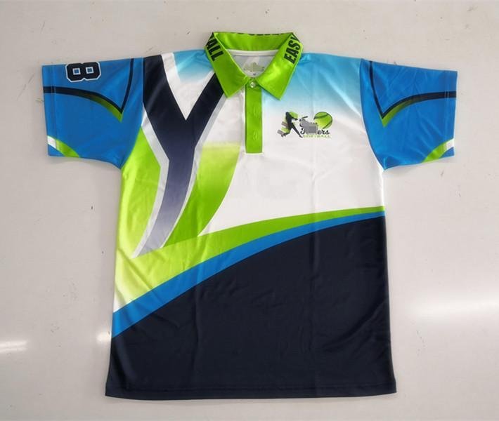 Sublimated custom casual sports golf polo t shirts 2