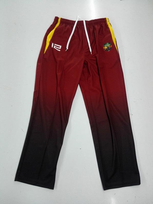 Custom sublimation sports cricket pants sports uniforms
