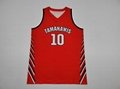 Custom dyeing sublimation basketball jersey and shorts 2
