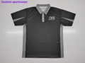 Sublimated custom casual golf polo t shirts sports training t shirts 