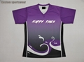 Sublimation soccer jerseys warm up tops team training t shirts