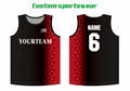Custom sublimation men singlets quick drying touch football training singlets 1