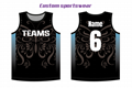 Custom sublimation men singlets quick drying touch football training singlets 3