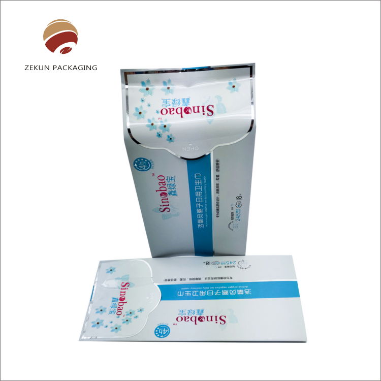 OEM side seal sanitary napkin packing bag girl pad aluminum foil compound bag 2