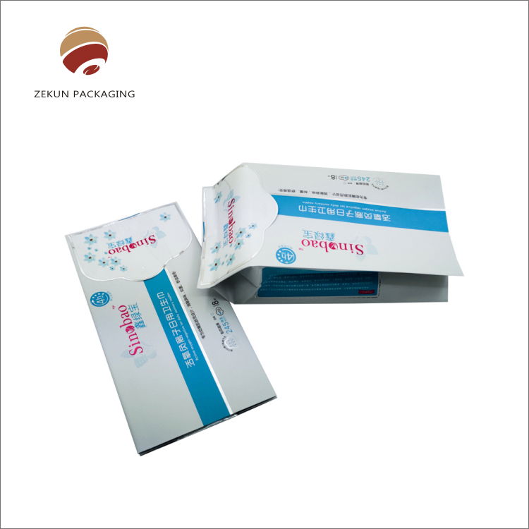 OEM side seal sanitary napkin packing bag girl pad aluminum foil compound bag 5