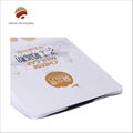 plastic printed packaging flat bottom pouch for cheese milk cap 3