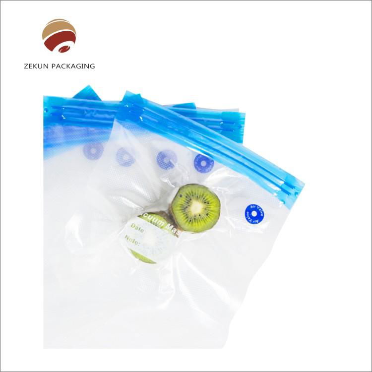 Food Grade Plastic Food Bags with Pump Vacuum Sealed Bags 2