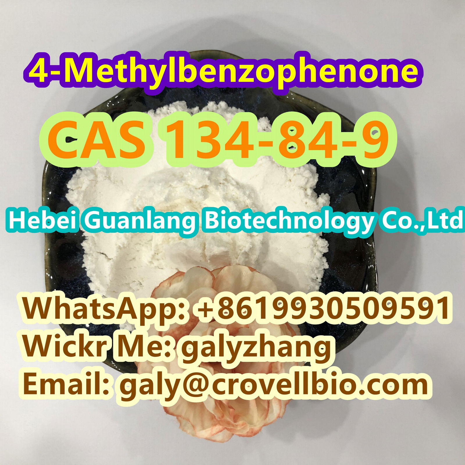 4-Methylbenzophenone CAS:134-84-9 supplier in China whatsapp:+8619930509591 3