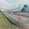 Chain Link Fence    Green Chain Link Fencing     Metal Palisade Fencing 