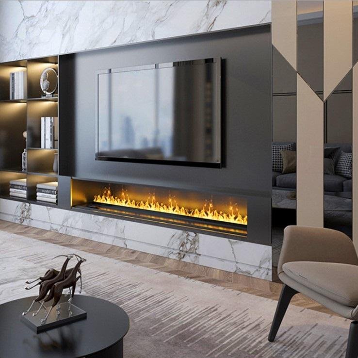 Recessed and Wall Mounted Electric Fireplace 4