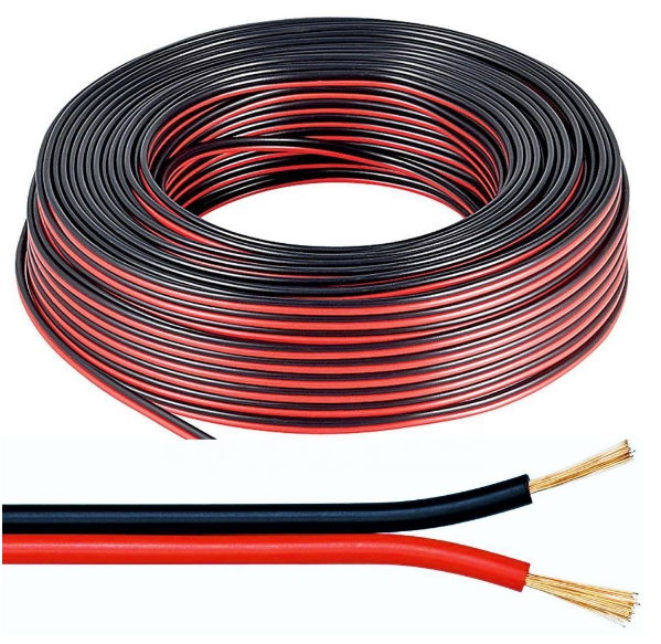 Amazon hotsell hejia brand Red Black wire Cable speaker cable 12awg 2