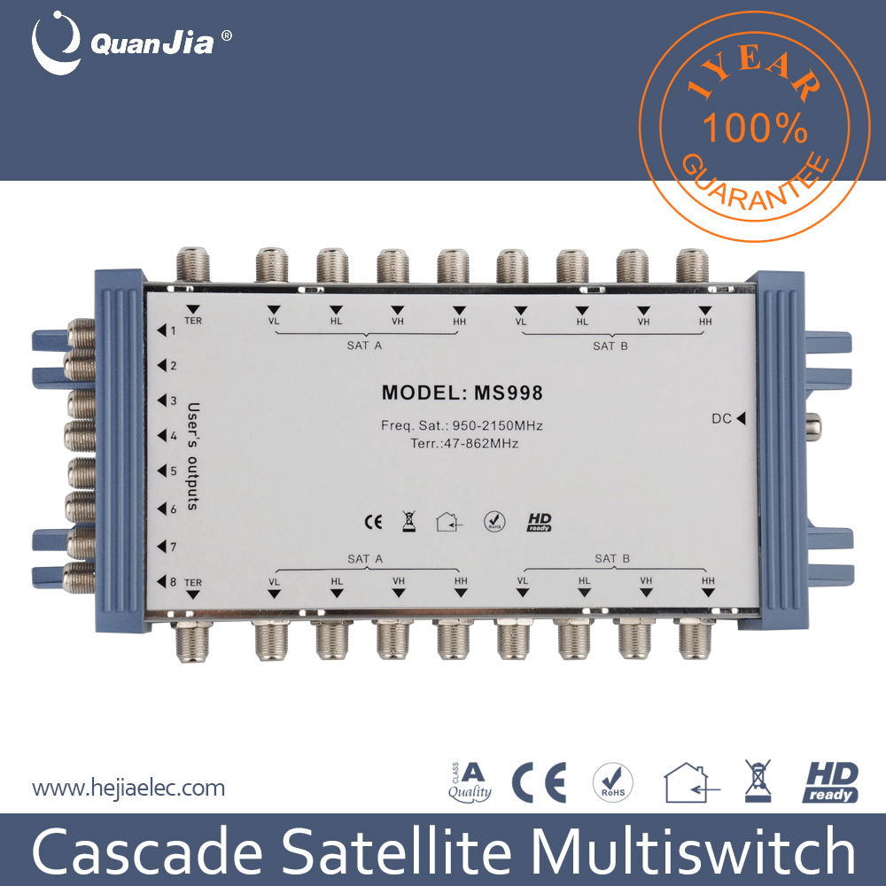 衛星電視接收機9in級聯多開關衛星終端MS998 3