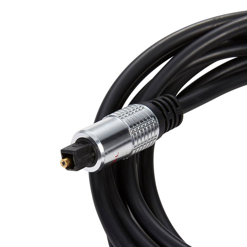High quality made in china factory metal shell digital Toslink Optical Cable 2