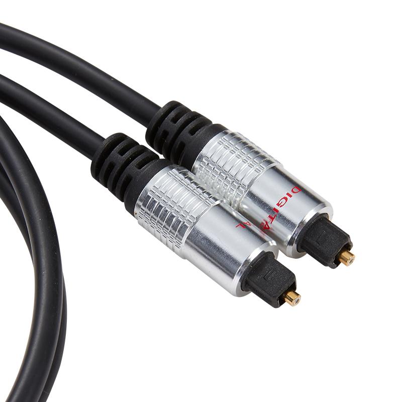 High quality made in china factory metal shell digital Toslink Optical Cable 3