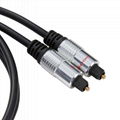 High quality made in china factory metal shell digital Toslink Optical Cable 3