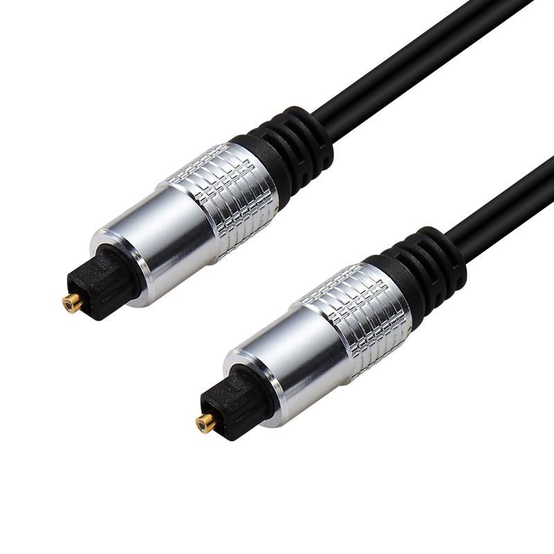 High quality made in china factory metal shell digital Toslink Optical Cable 4