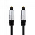 High quality made in china factory metal shell digital Toslink Optical Cable 5