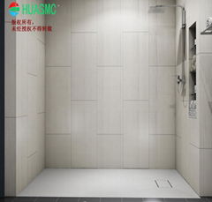 SMC Wall Panel Solid Surface 36*96 Glasstone Shower Surrounds for Bathroom