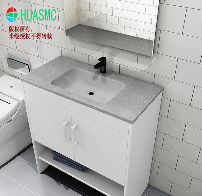 Queen 600 SMC Basin 605*460*145mm Slate Stone Surface 2