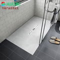 SMC New Slate Stone Shower Tray Exclude Waste Stone Effect Walk in T