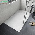 SMC Slate Stone Shower Tray & Drain Cover Exclude Waste Stone Effect Walk in Tra 4