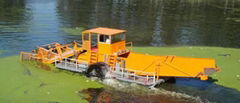 Water Hyacinth weed harvester for cleaning waterway