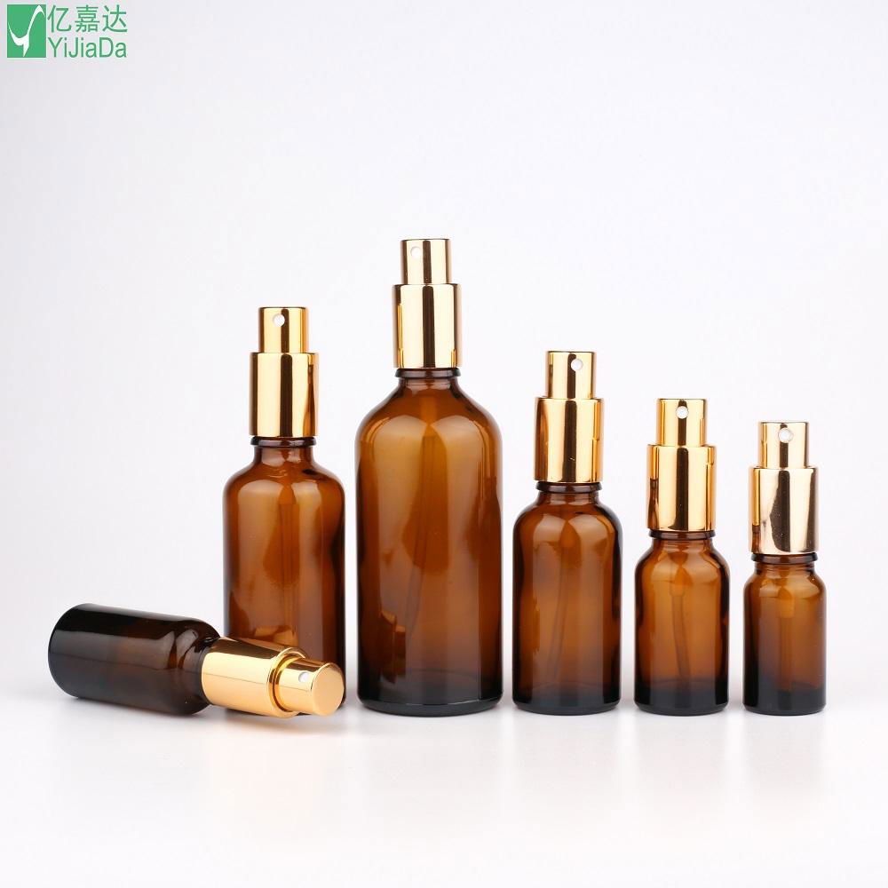 Glass perfume spray bottles essential oil bottles
