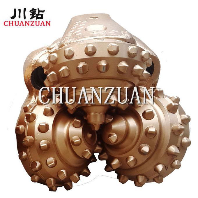 HDD thrust boring pipe construction pilot rock drill head/tricone drill