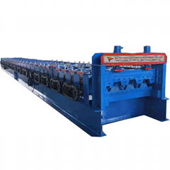 Floor decking roll forming machine