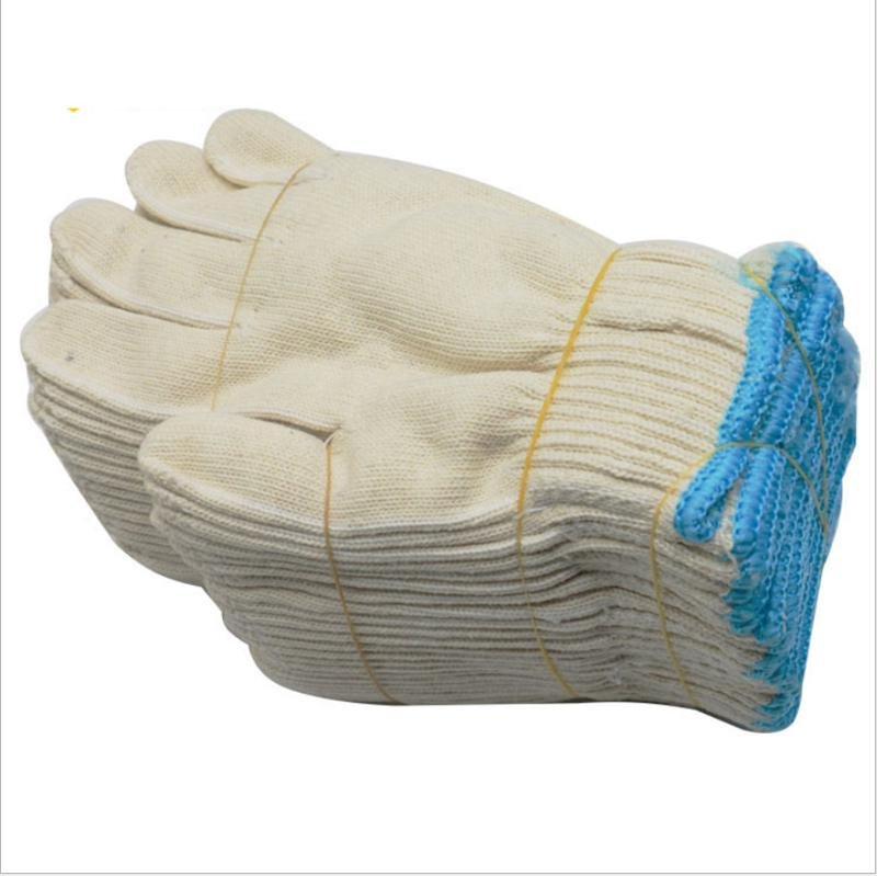 Industrial Garden Cotton Gloves PVC Dotted Gloves Safety Labor Work Gloves 